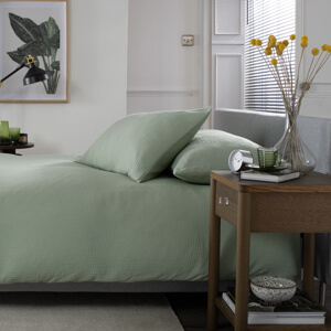 The Lyndon Company St Quentin Green Duvet Cover Set